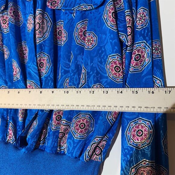 VTG Castleberry Blue Two-Piece Set | 70s Preppy, Retro Boho, Statement Fashion - Picture 4 of 11